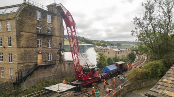 Replacing bridge 27 at Haworth